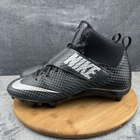 Nike Mens Lunar Beast Strike Pro Size 13 Cleats Black Sliver Football 833419-010 - Picture 4 of 12